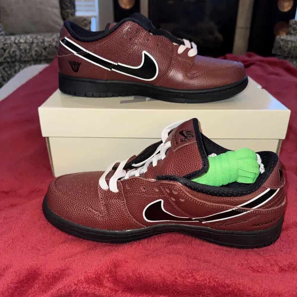 Size 9.5 - Nike SB Dunk Low Pro x Limosine Brown Black HJ4131-200 OG Box